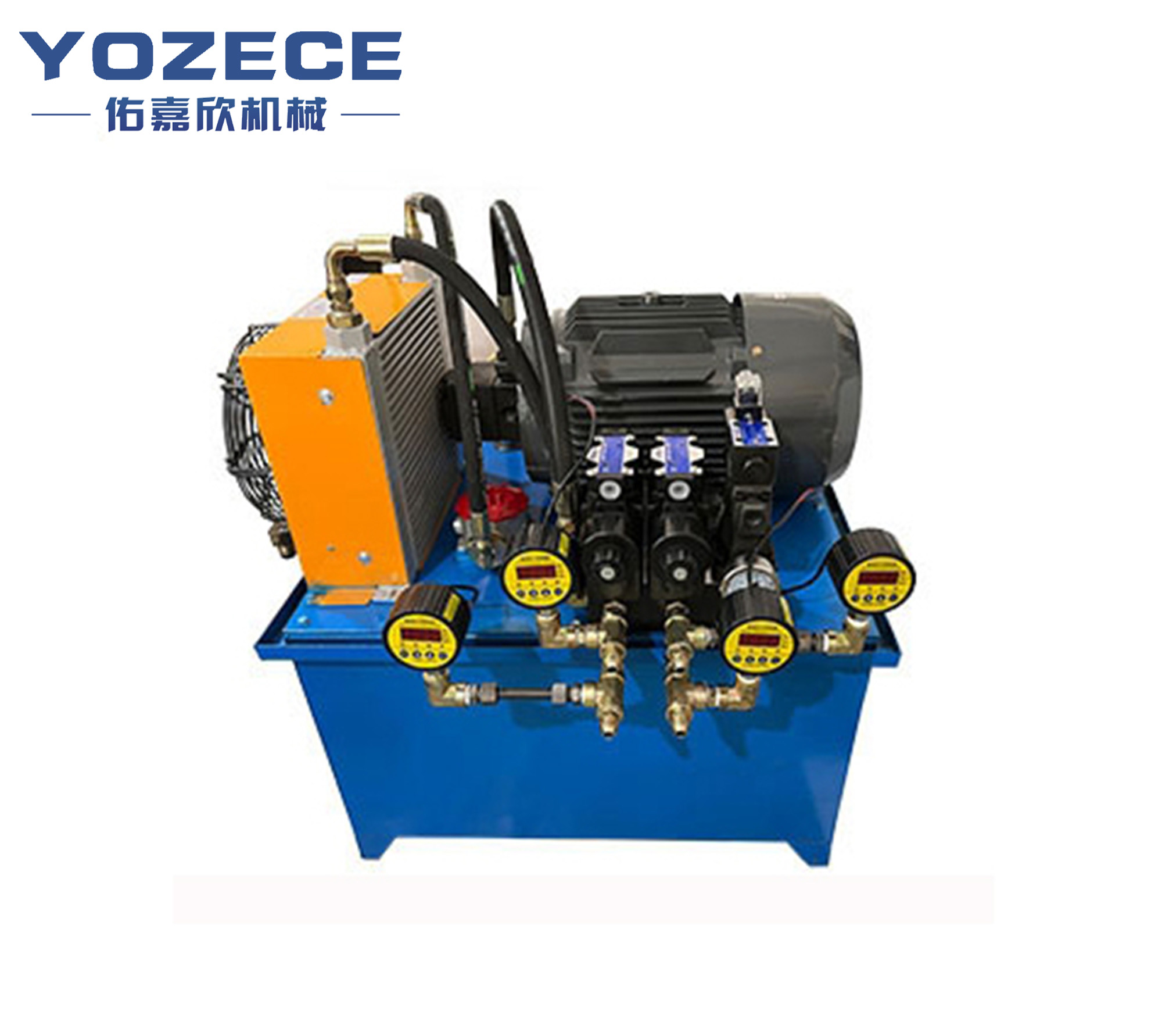 Four Pressure Gauge Hydraulic Systems